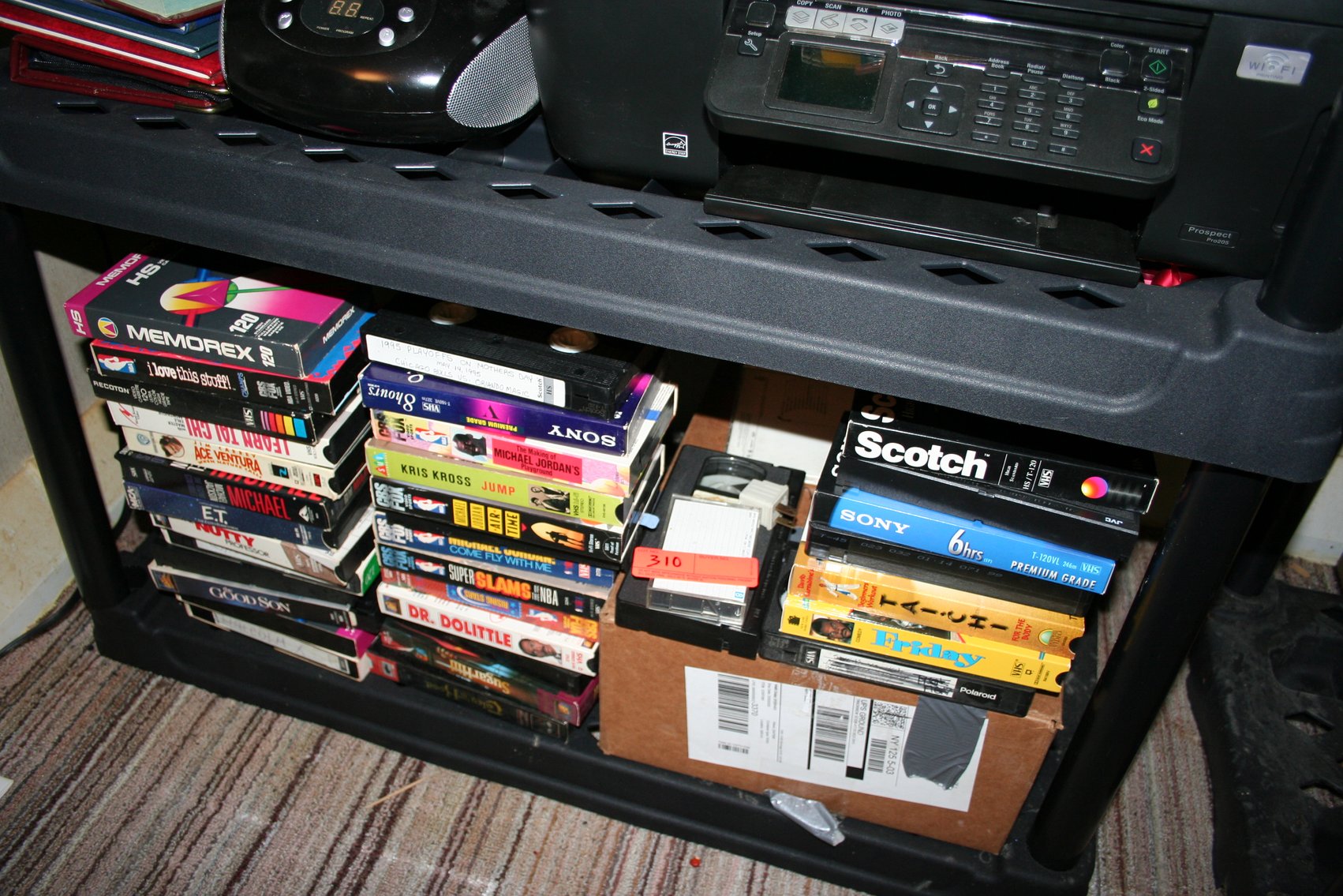 Image for Travel cooler, copier, shelf, misc items