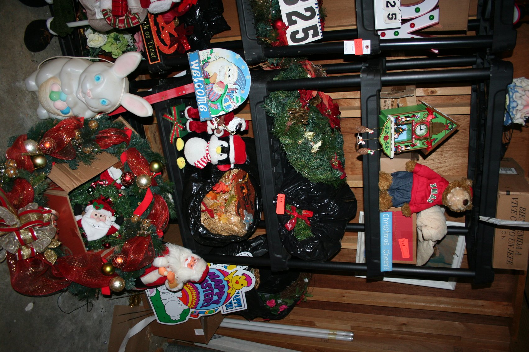 Image for Large Christmas decorations & shelving  (2)