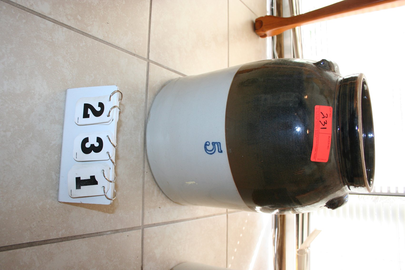 Image for 5 gallon stone crock  (Nice)