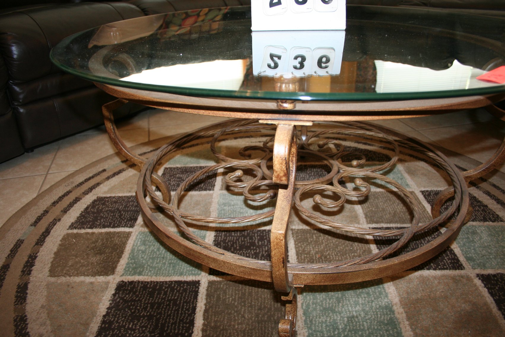 Image for Iron & Glass table  22