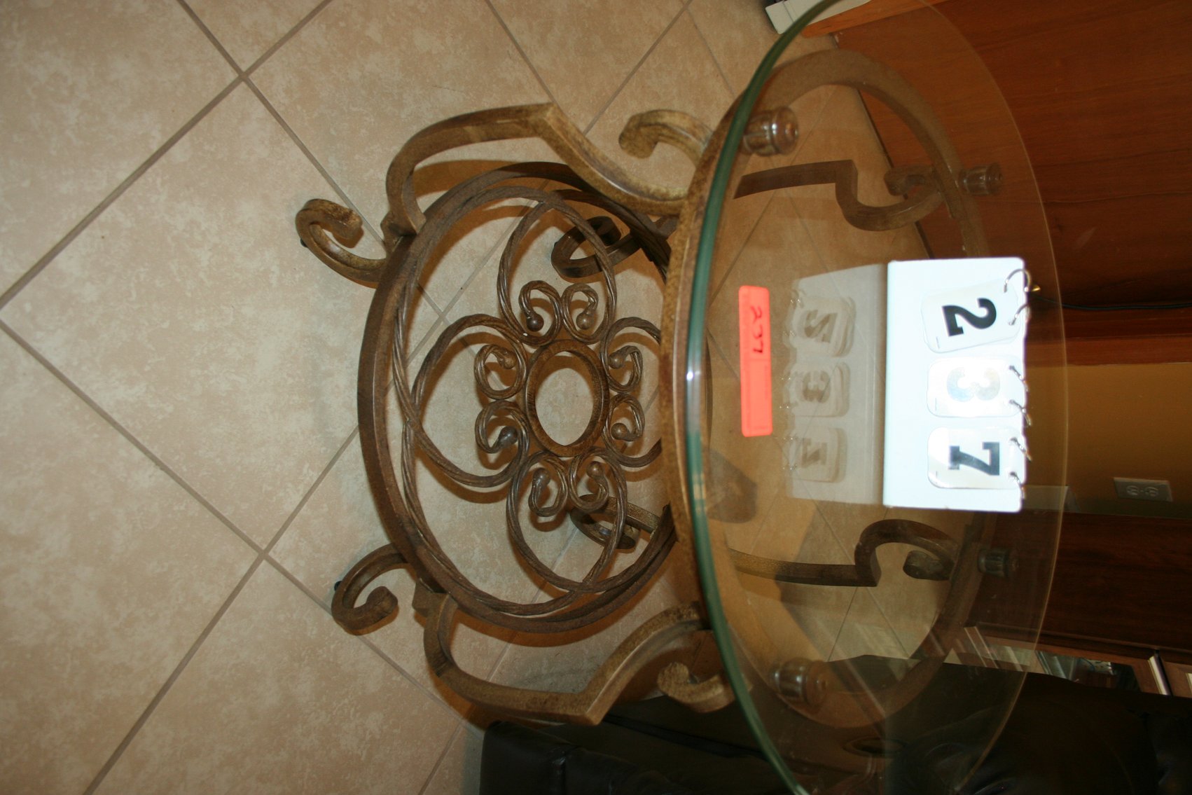 Image for Iron & Glass table  22