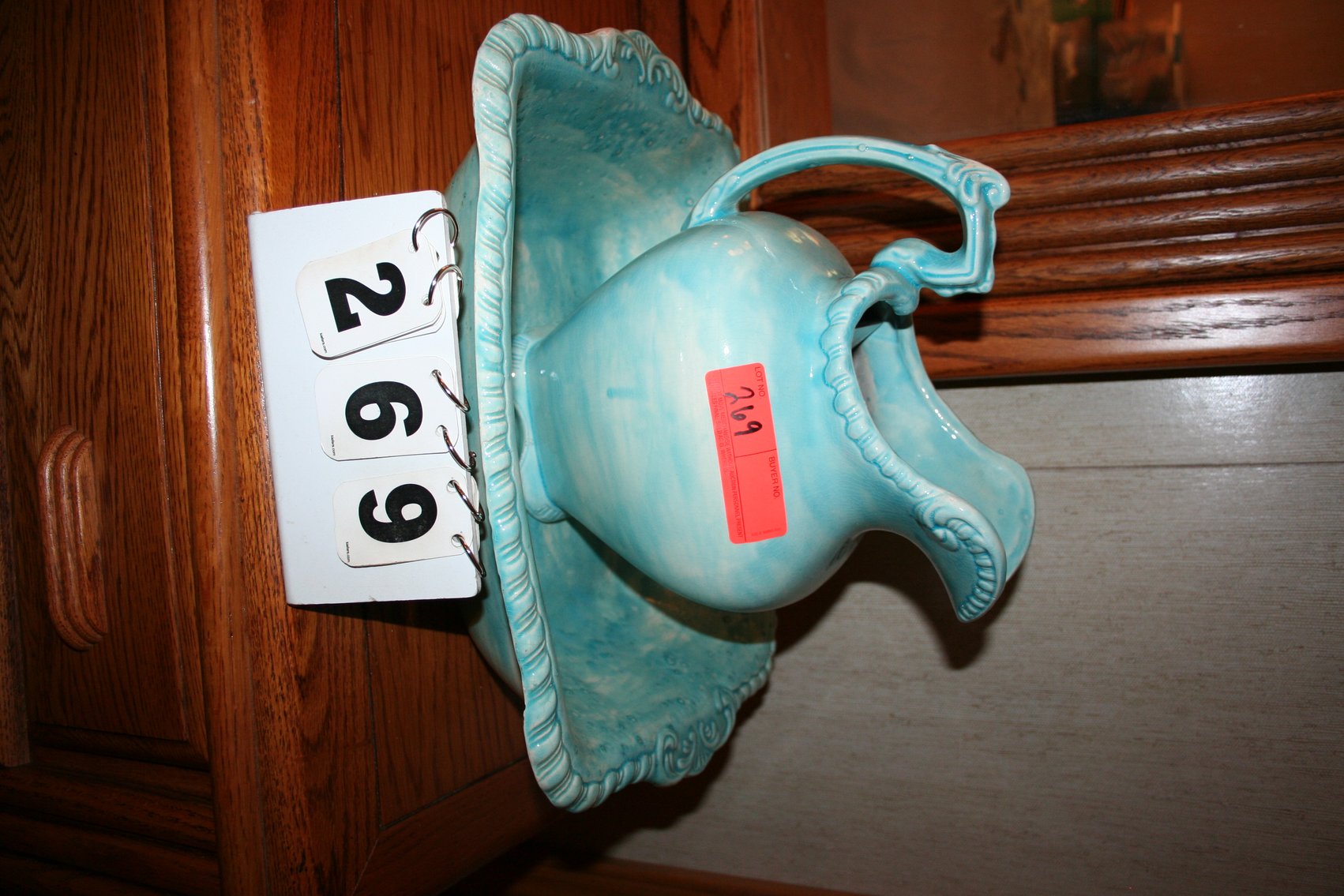 Image for Bowl & pitcher  hand made / painted