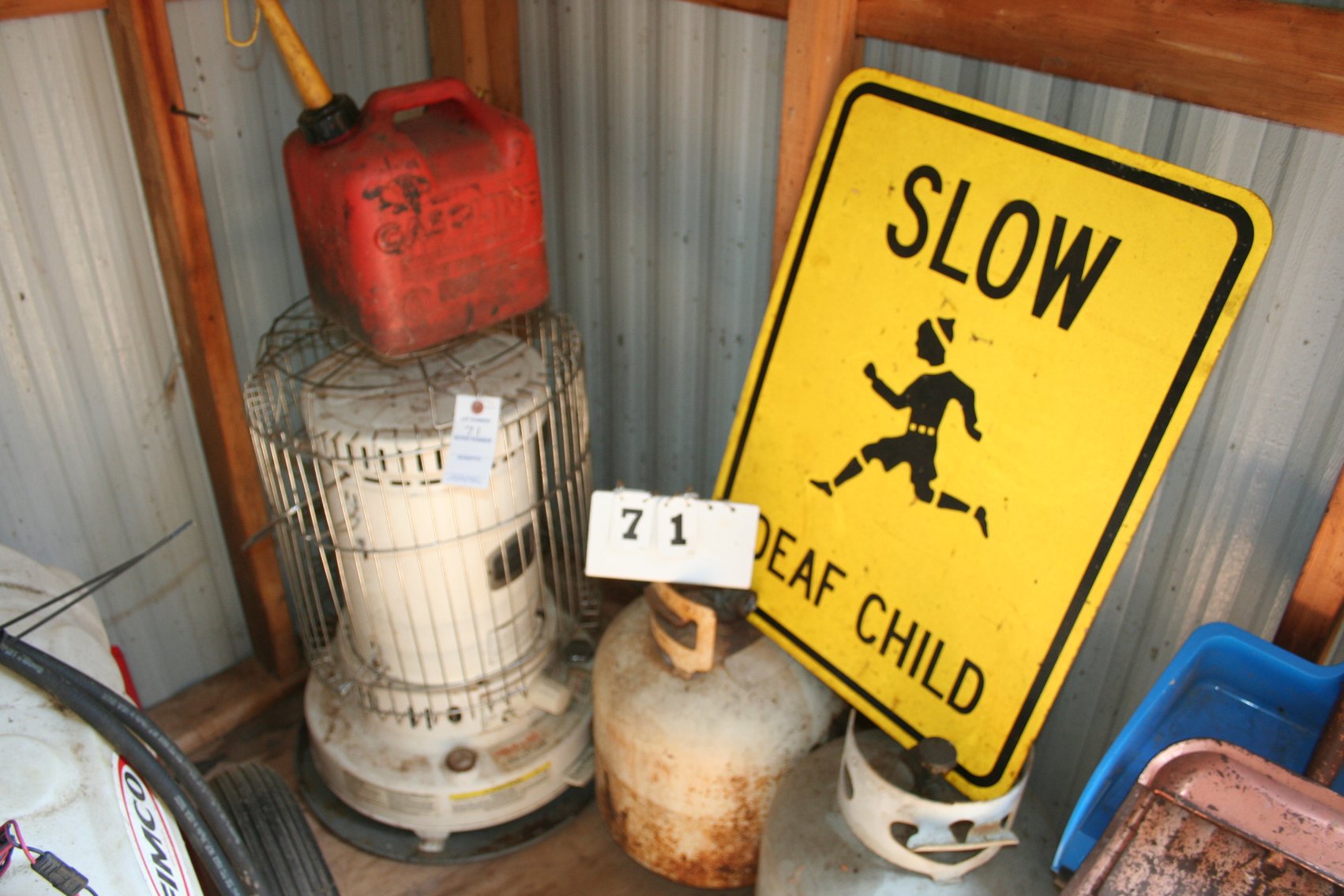 Image for Heater & Propane Tanks, Sign