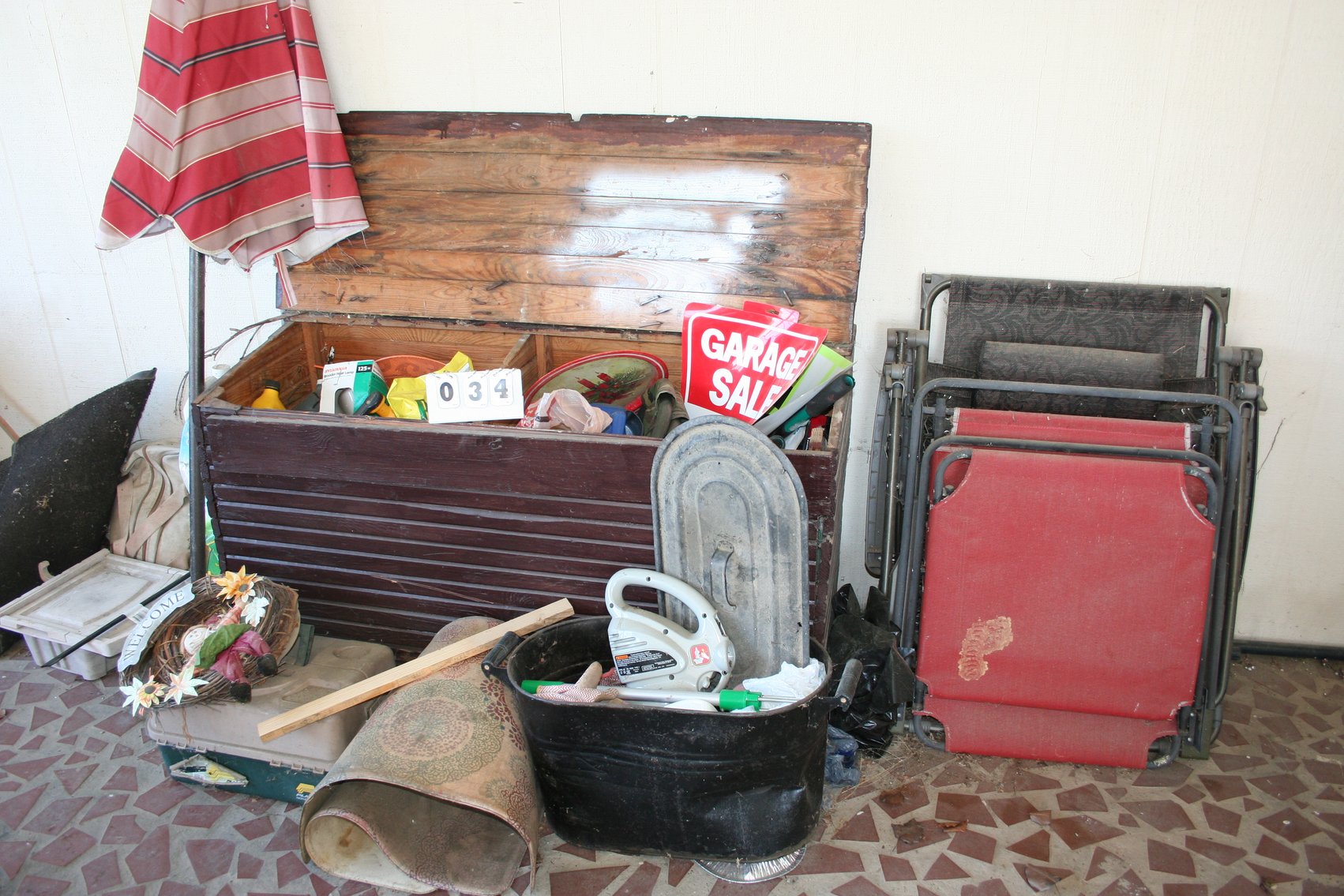 Image for Misc Gardening Supplies & Wooden Storage Bin