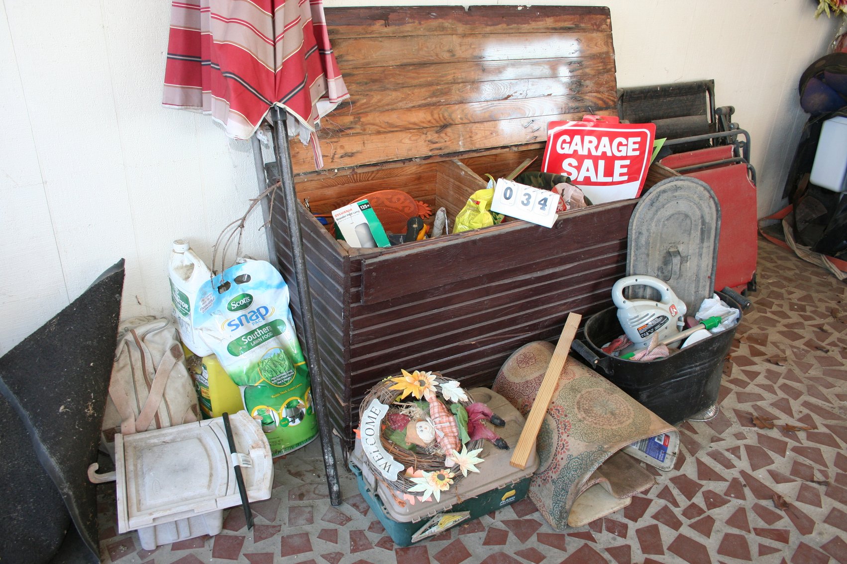 Image for Misc Gardening Supplies & Wooden Storage Bin