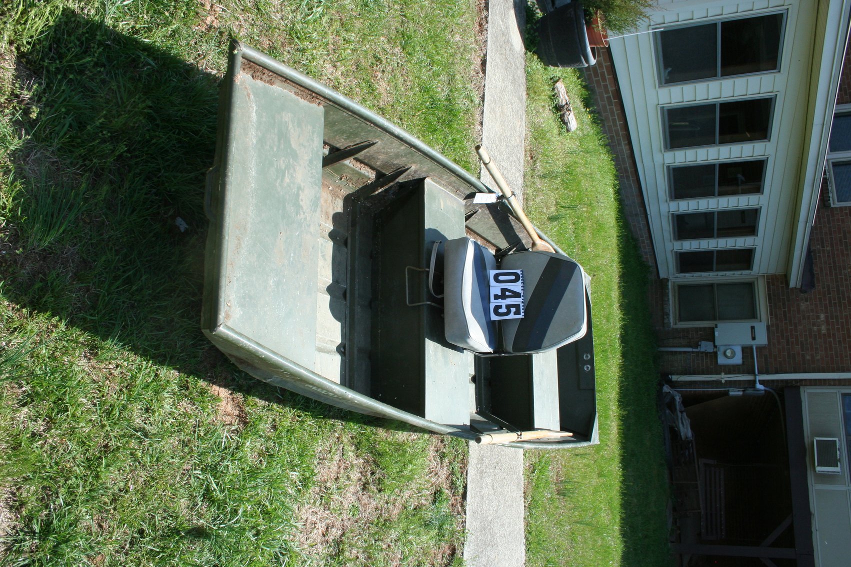 Image for Alumacraft John Boat 14 Foot, Seat & Oars