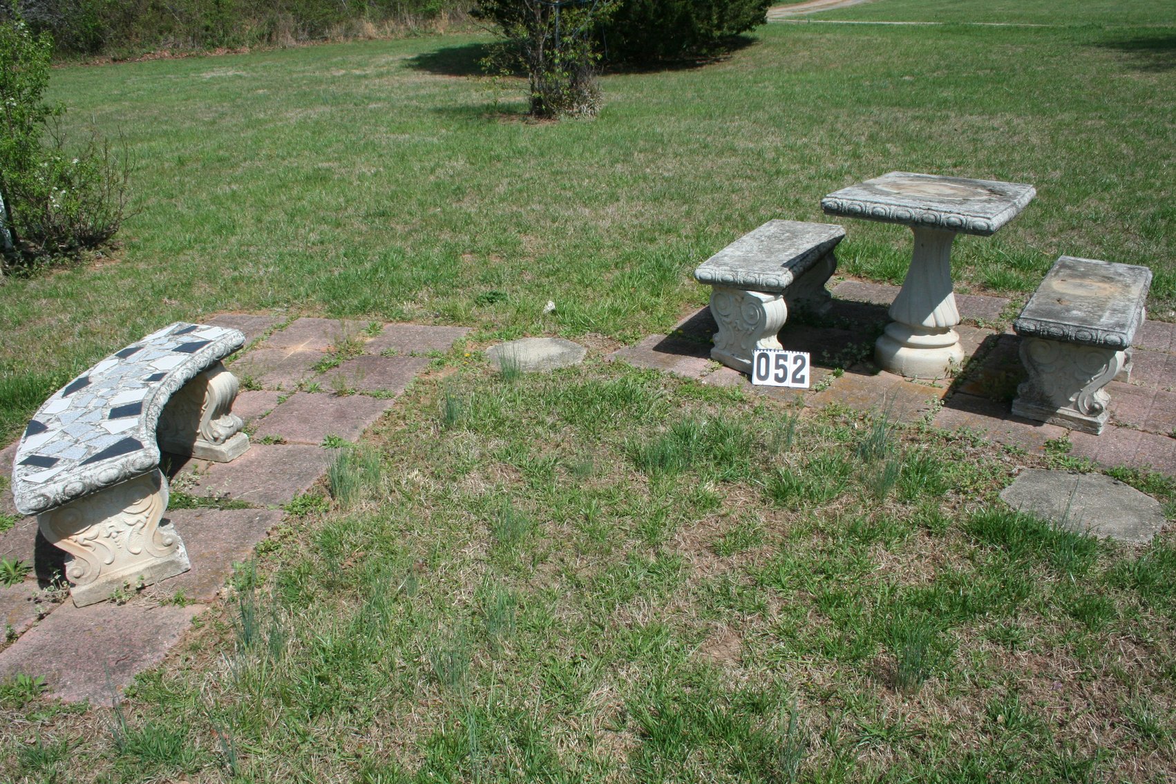 Image for Concrete Table 3 Benches (4)