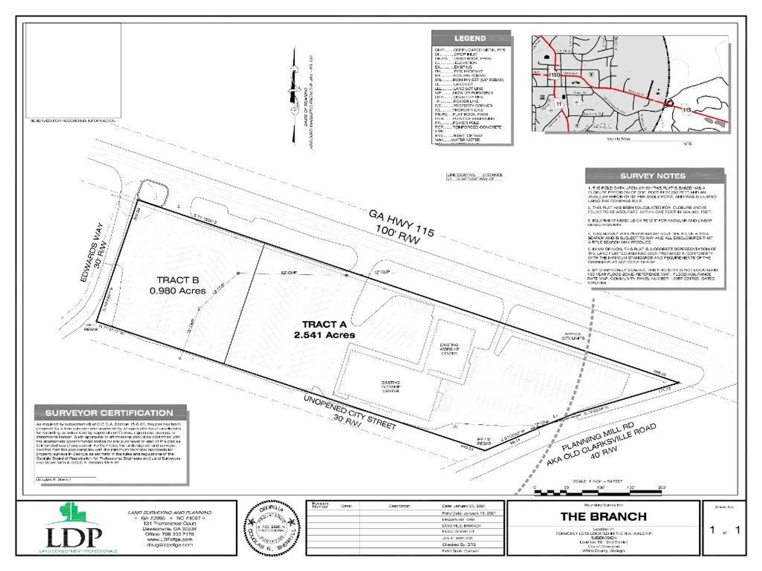 Image for .98 +/- Acre Paved Commercial Lot in Cleveland, GA