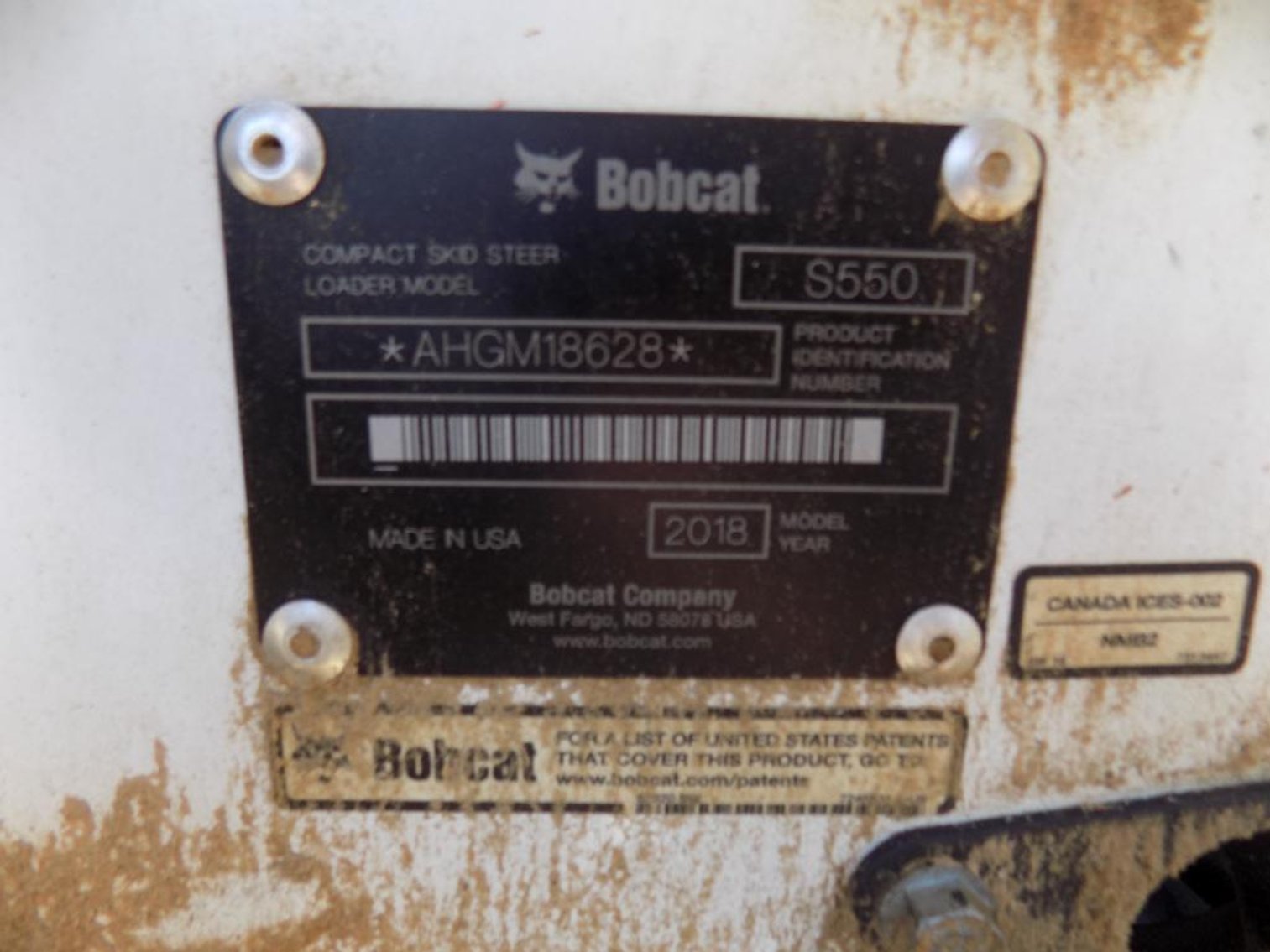 Image for 2019 Bobcat S550 T4