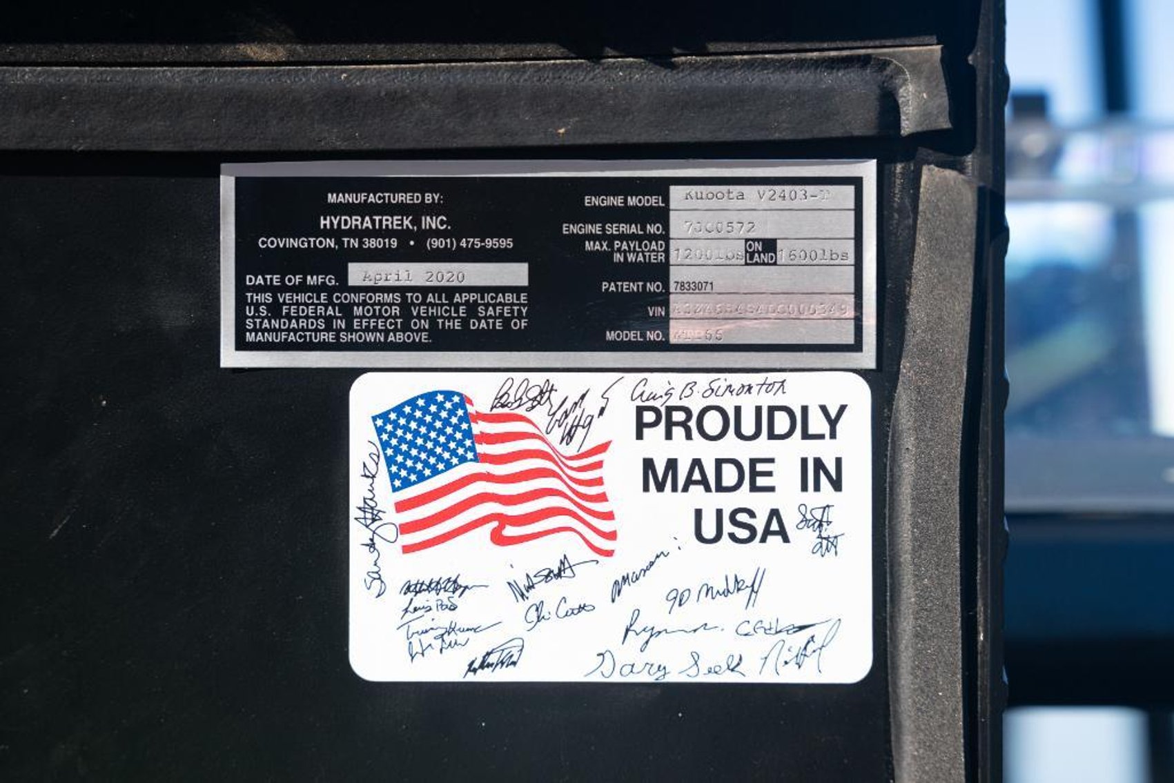 Image for 2020 Hydratrek XTB66 Amphibious Vehicle