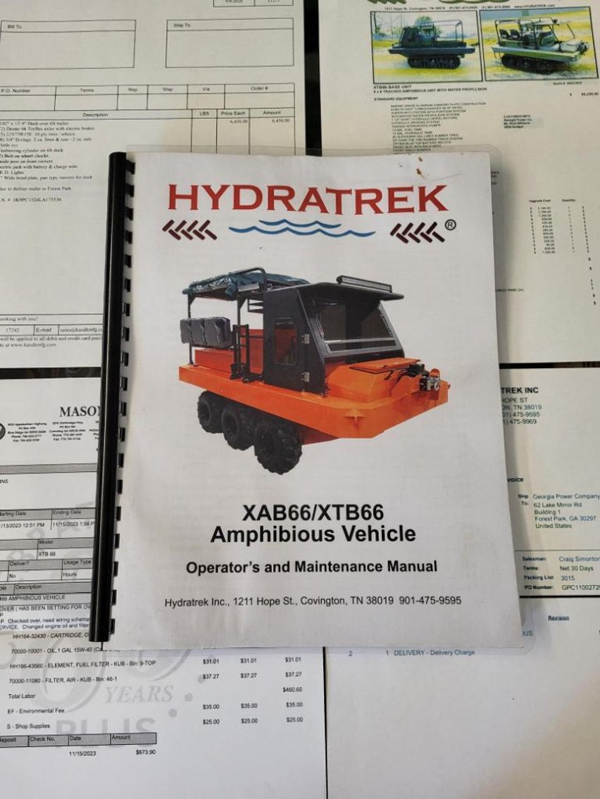 Image for 2020 Hydratrek XTB66 Amphibious Vehicle