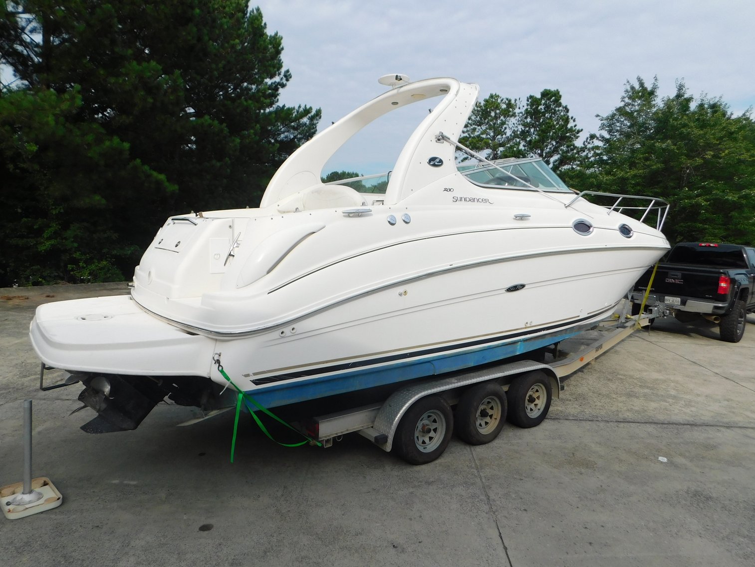 Image for 2001 Sea Ray Sundancer w/ 2024 Tarp Trailer