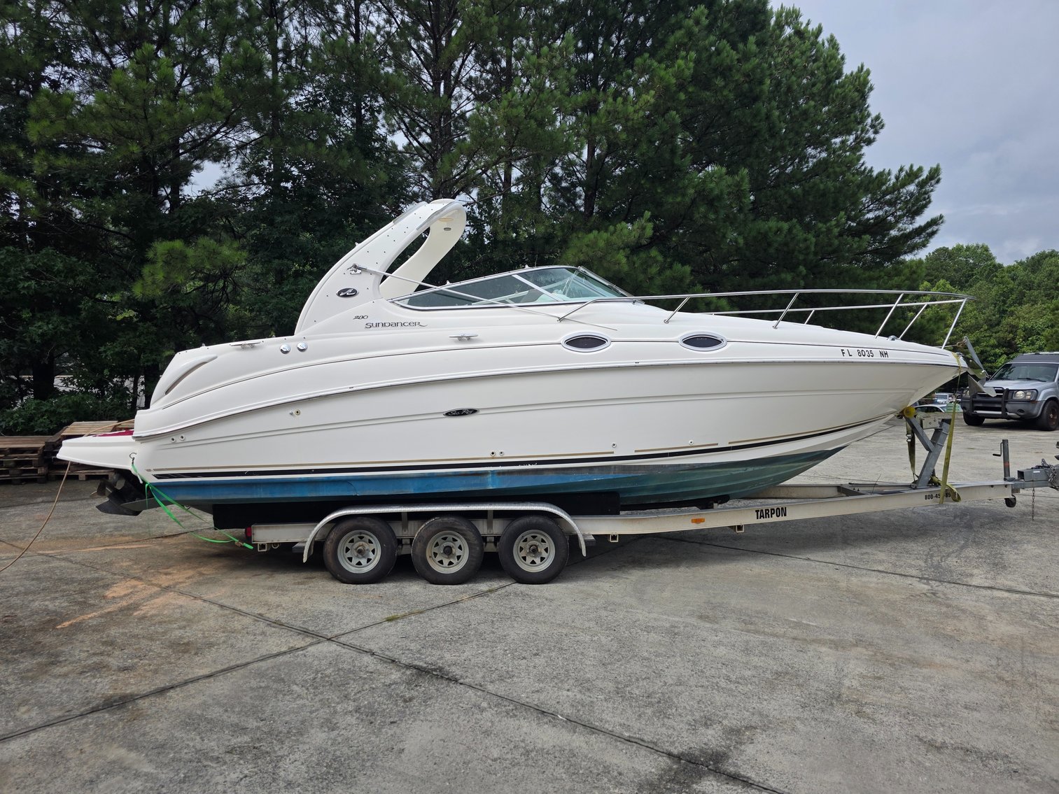 Image for 2001 Sea Ray Sundancer w/ 2024 Tarp Trailer