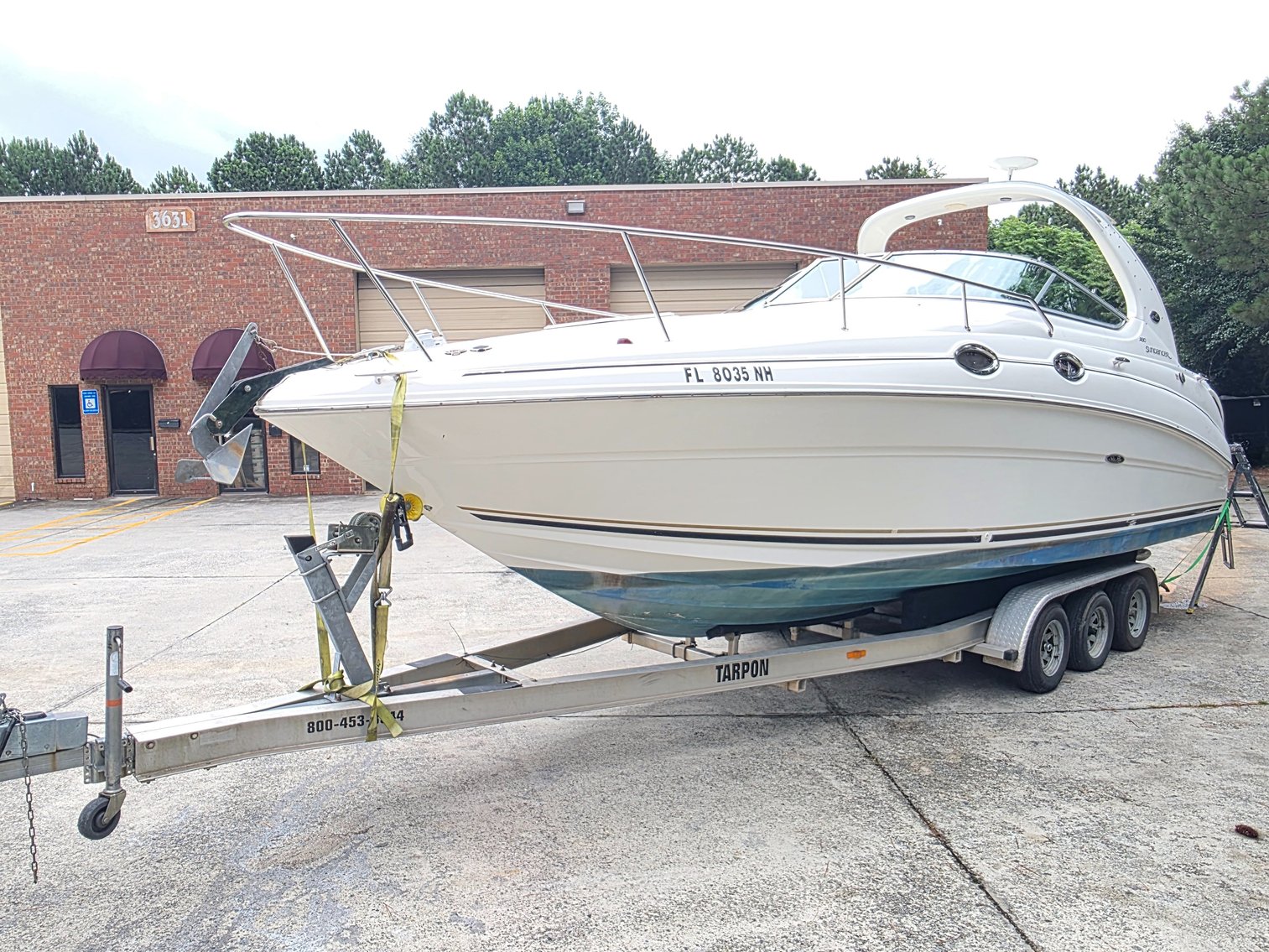 Image for 2001 Sea Ray Sundancer w/ 2024 Tarp Trailer