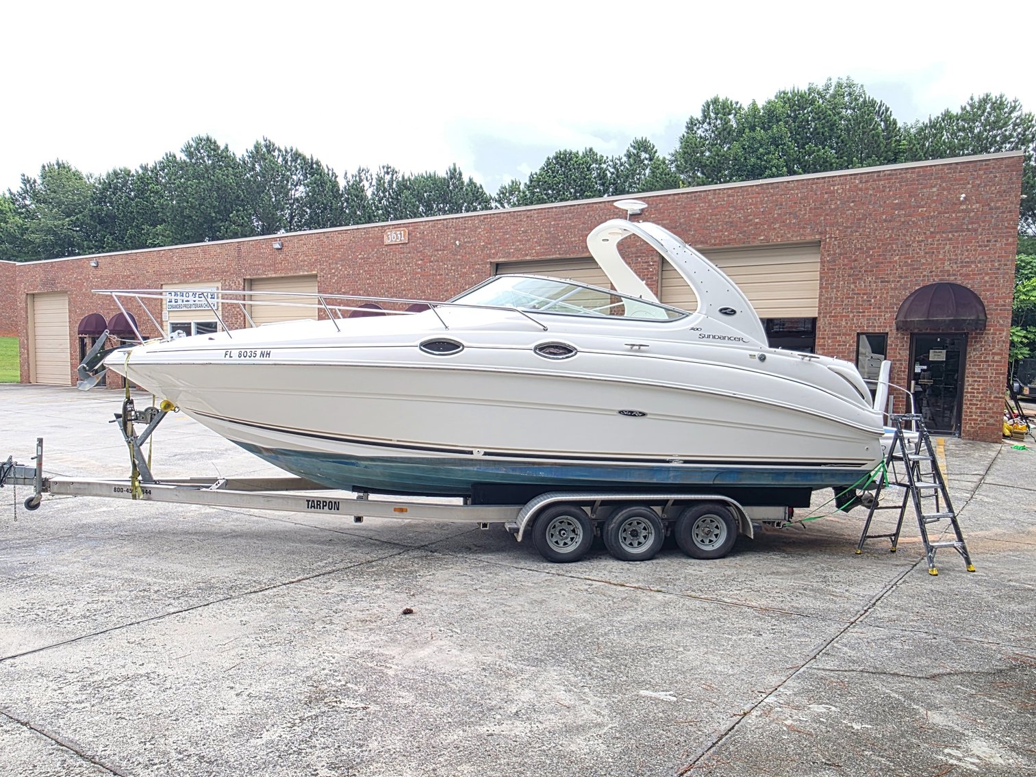 Image for 2001 Sea Ray Sundancer w/ 2024 Tarp Trailer