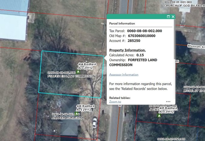 Image for 2025 Orangeburg, SC Forfeited Land Commission Property Auction