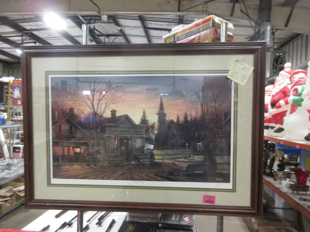 Image for Framed, signed, and numbered Terry Redlin 