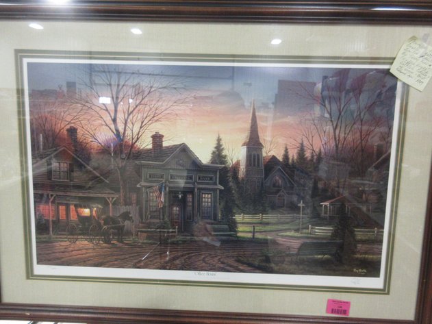 Image for Framed, signed, and numbered Terry Redlin 