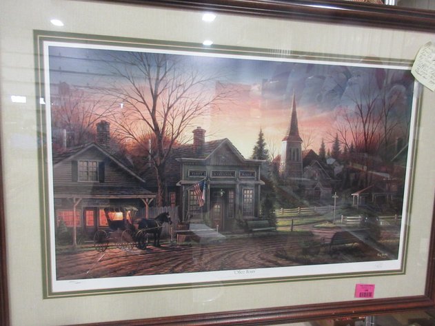 Image for Framed, signed, and numbered Terry Redlin 