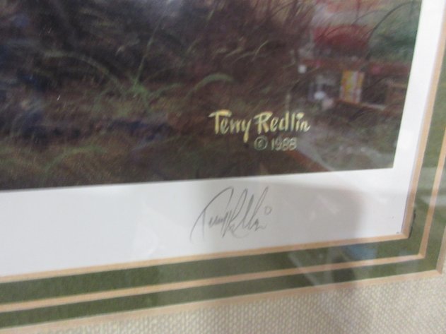 Image for Framed, signed, and numbered Terry Redlin 
