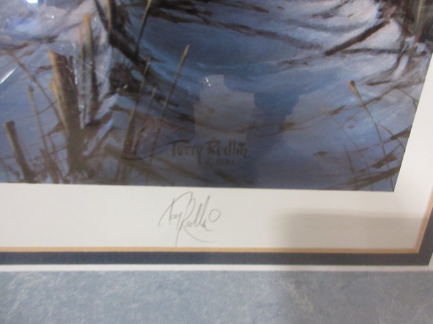 Image for Framed, signed, and numbered Terry Redlin 