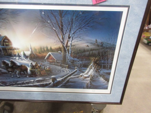 Image for Framed, signed, and numbered Terry Redlin 