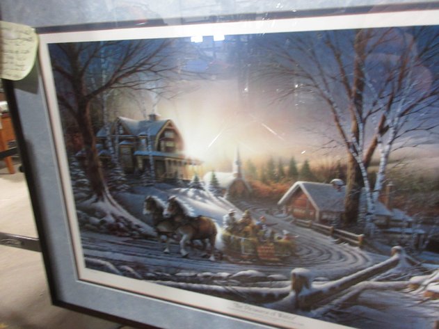 Image for Framed, signed, and numbered Terry Redlin 