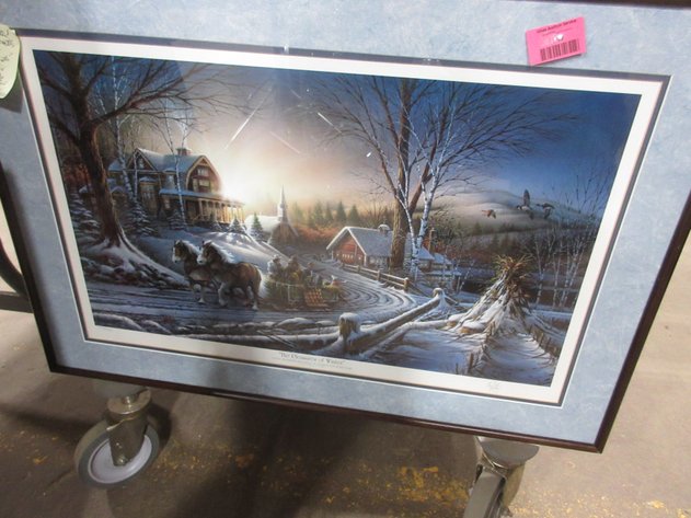 Image for Framed, signed, and numbered Terry Redlin 