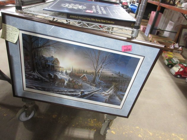 Image for Framed, signed, and numbered Terry Redlin 