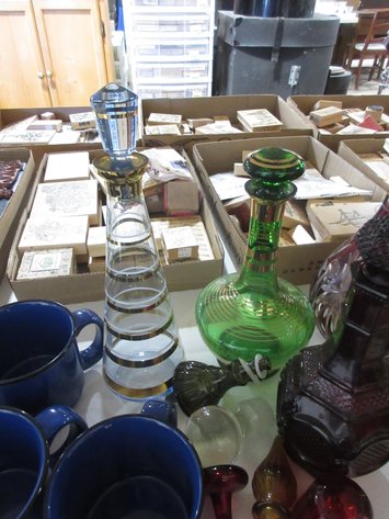 Image for Colored glass and ceramic group