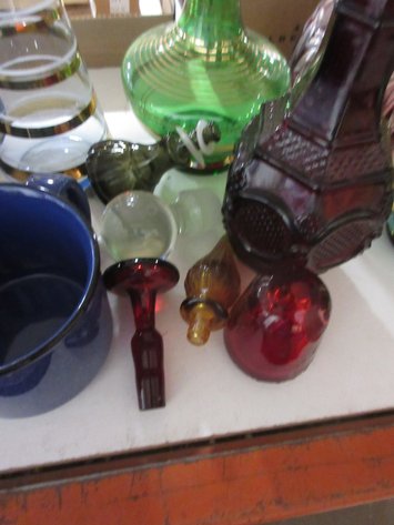 Image for Colored glass and ceramic group