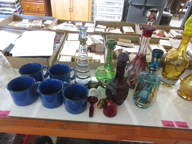 Image for Colored glass and ceramic group