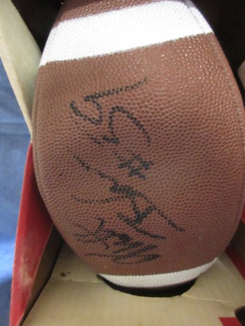 Image for (2) Autographed Matt Blair Minnesota Vikings vintage footballs