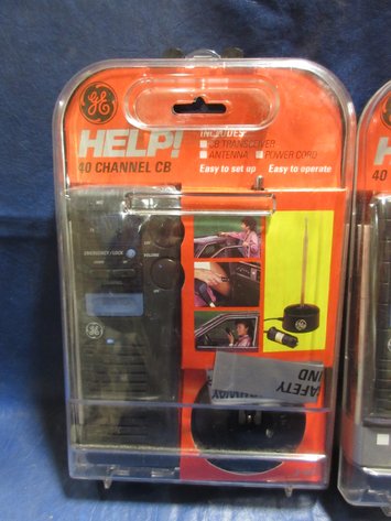 Image for (2) GE 40 channel CB 2-way radios