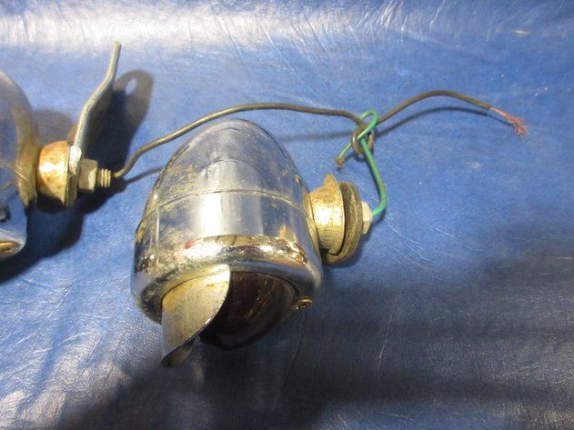 Image for Pair of vintage fender lights with red lenses