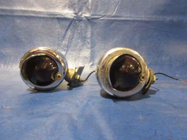 Image for Pair of vintage fender lights with red lenses