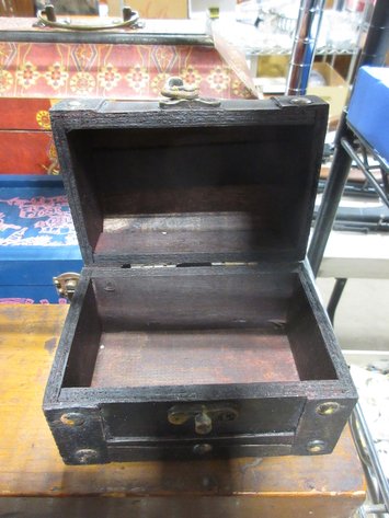 Image for (4) Decorative wood boxes