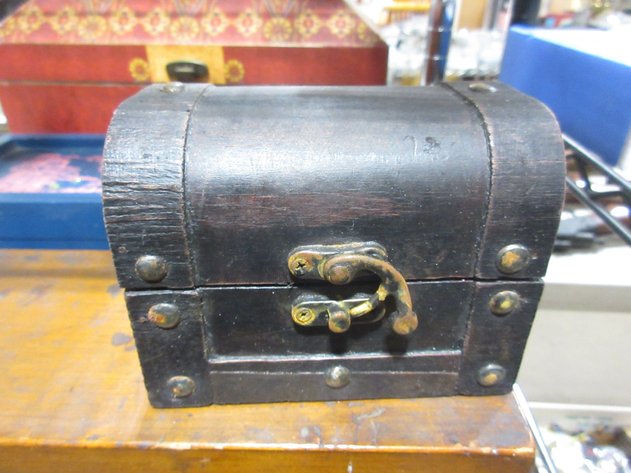 Image for (4) Decorative wood boxes