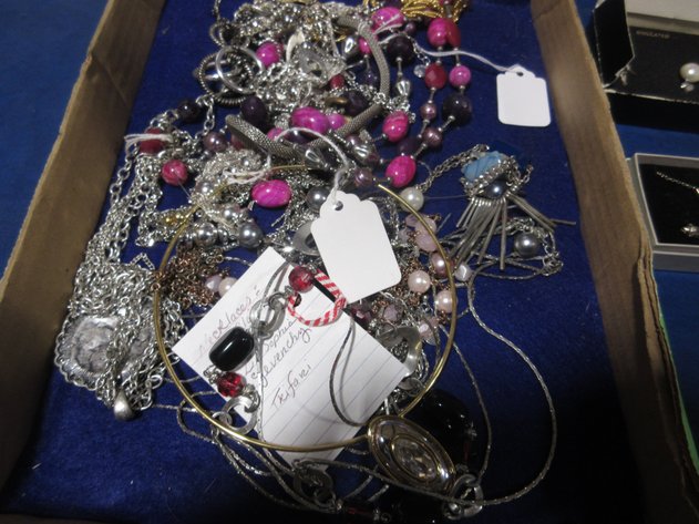 Image for Box of costume jewelry