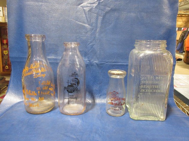 Image for (4) Milk Bottles