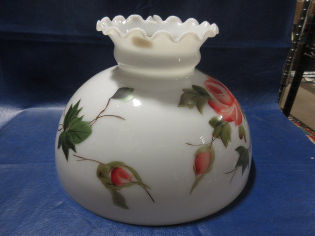 Image for Hand painted oil lamp shade