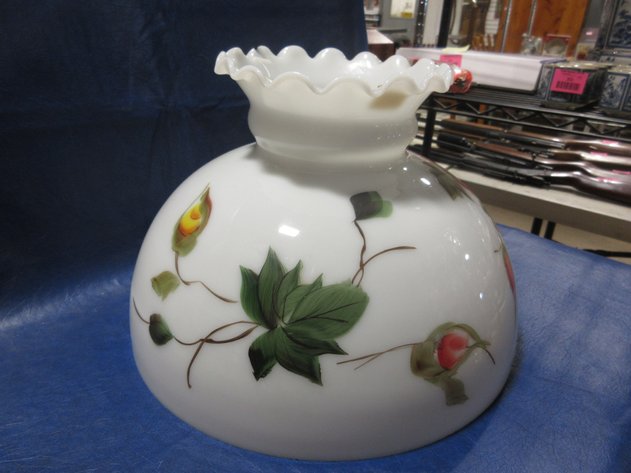 Image for Hand painted oil lamp shade