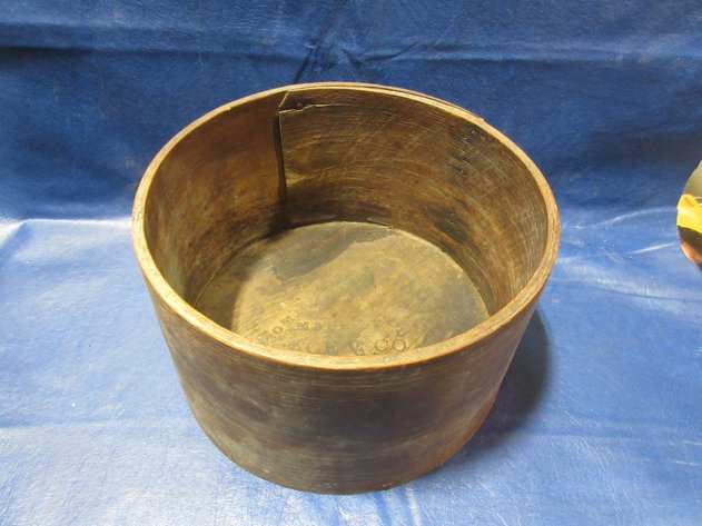 Image for Gage and Co. antique wood dry grain measure