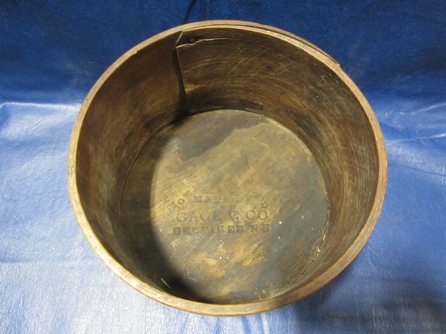 Image for Gage and Co. antique wood dry grain measure