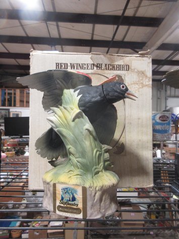 Image for Ski Country Red-Winged Blackbird decanter