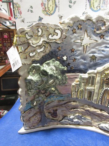 Image for Heather Goldminc Clayworks Bethlehem candle holder