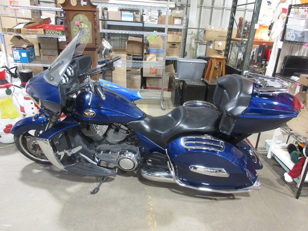 2011 Victory Cycle, Vehicles, Guitar, Sterling Silver, BB guns and Antiques (yellow tag)