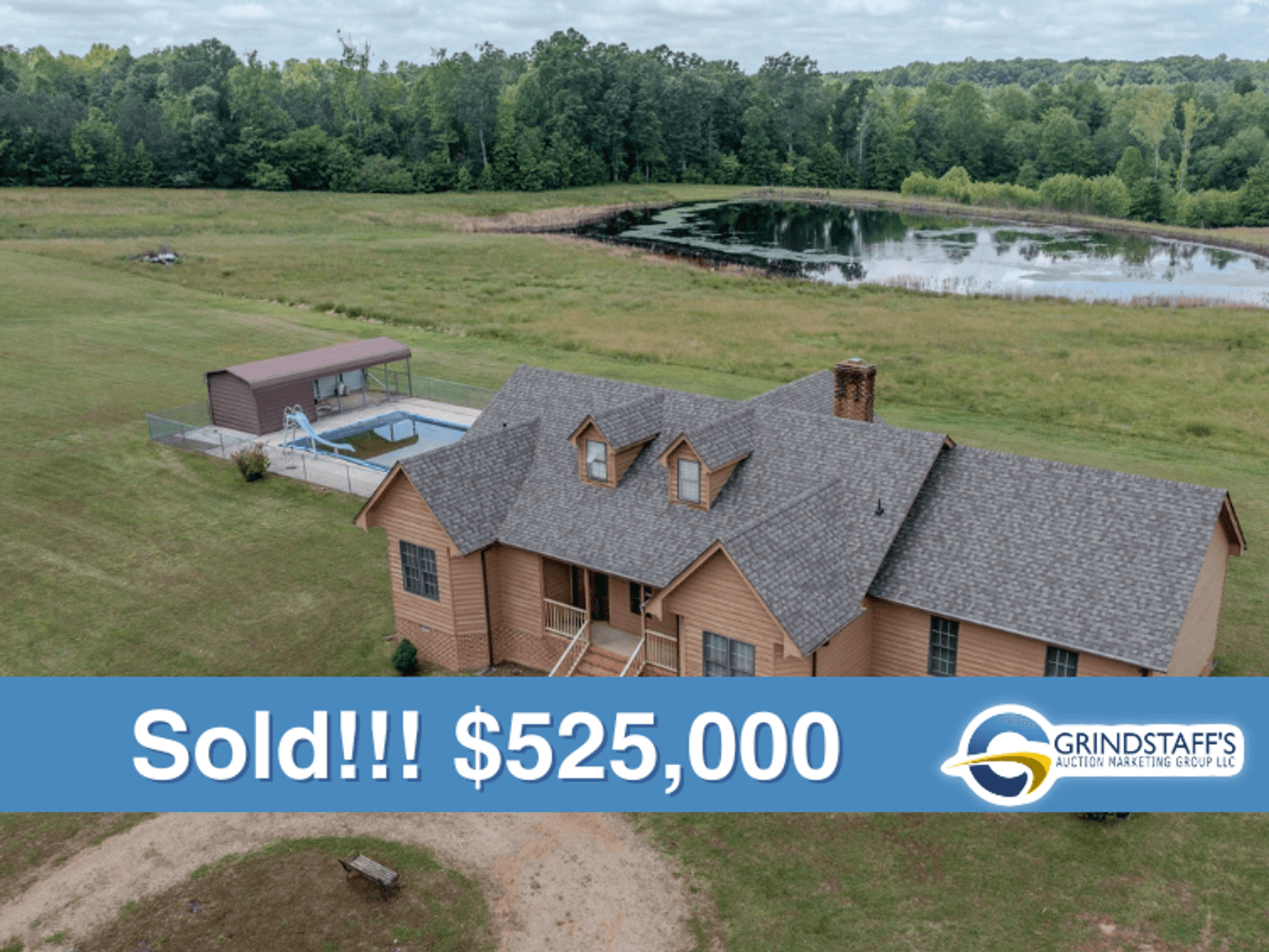 Image for SOLD: $525,000 — Pre-Auction Success for Amelia County Country Home