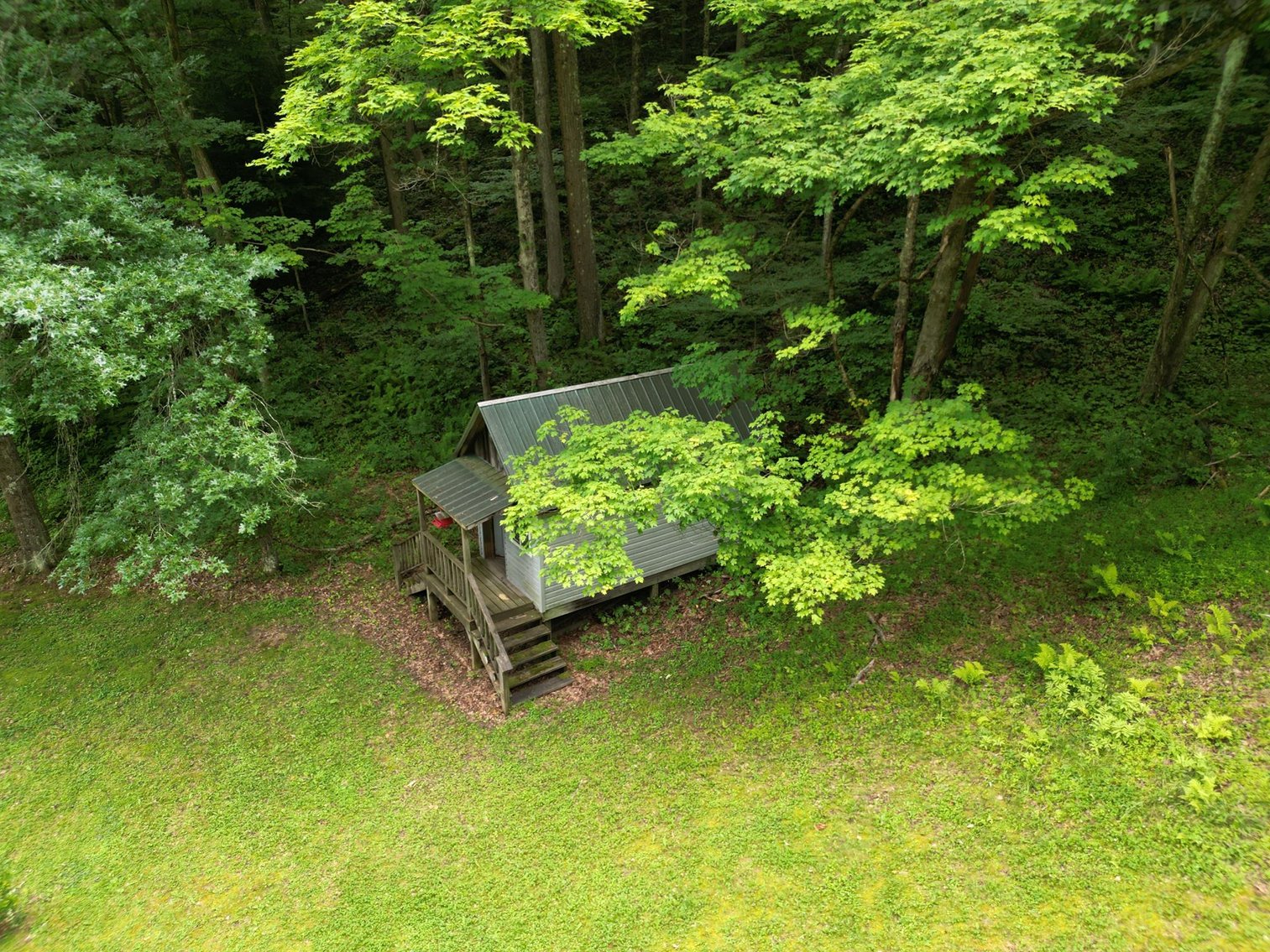 Image for SOLD $209,000 - Remodeled 1800s Log Cabin on 22 Acres in Harrison County