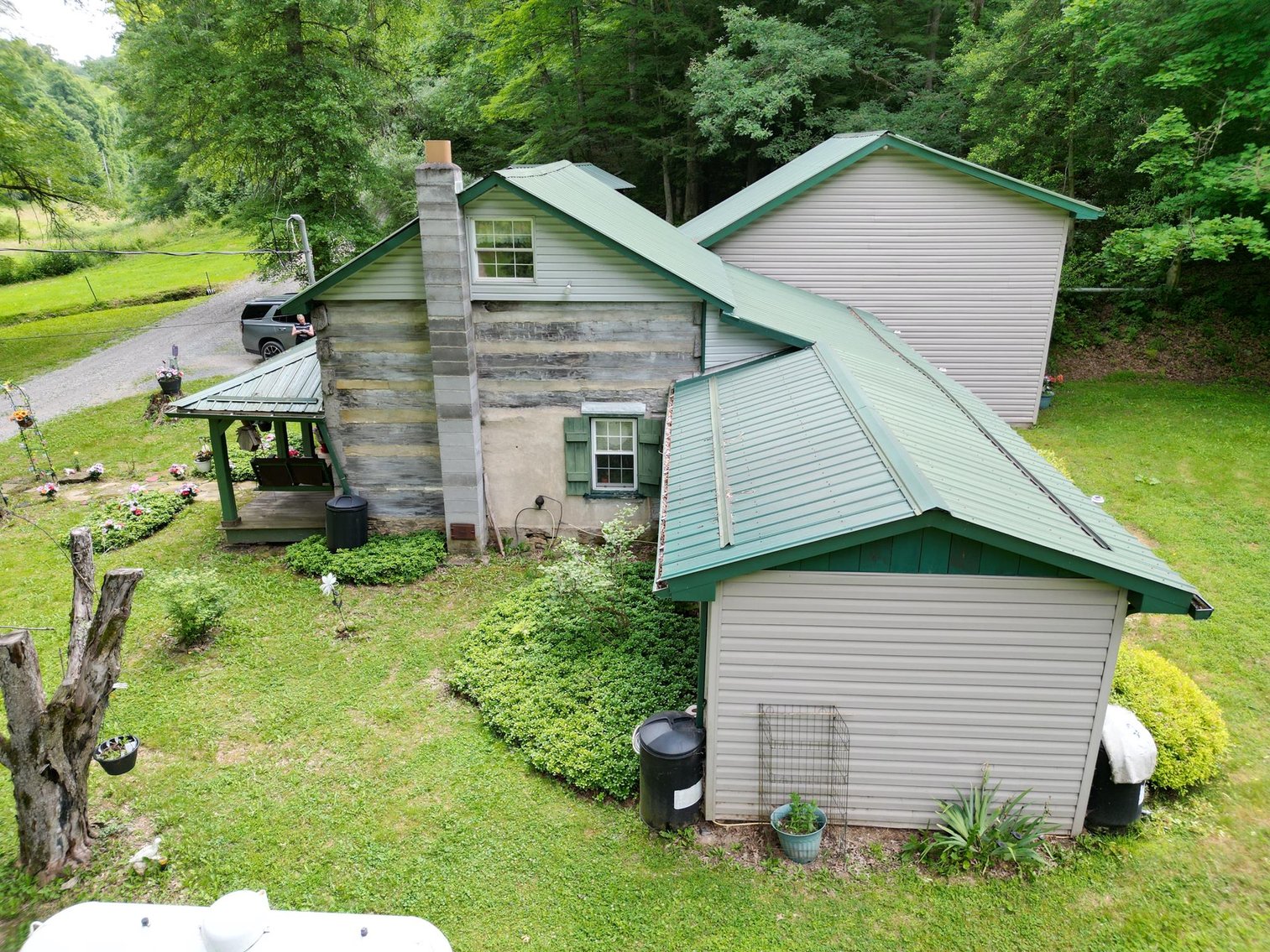 Image for SOLD $209,000 - Remodeled 1800s Log Cabin on 22 Acres in Harrison County